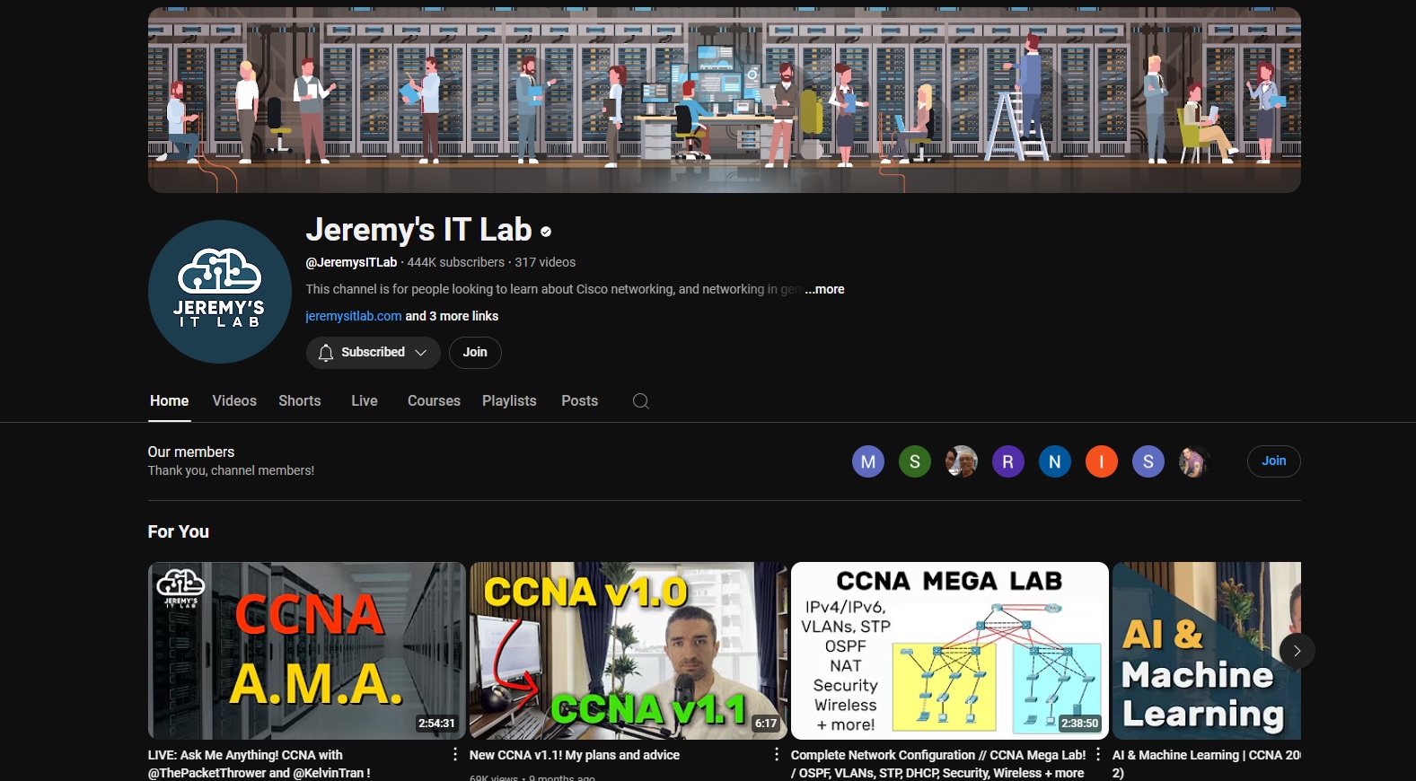 Jeremy's IT Lab YouTube Channel